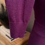 Modcloth 70s Retro Striped Knit Polo Sweater Dress Purple Multicolor Size XS Photo 4