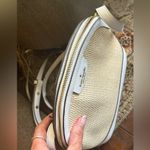 Kate Spade Authentic  leather/Straw zip top Crossbody Photo 6