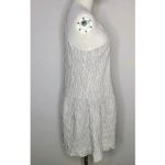 Amanda Uprichard Metallic Amy Halter Dress Valencia Linen Blend Size L Photo 3