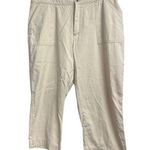 Woolrich  Women's Wicker Khaki Cropped Capri Pants Size 16 Photo 0