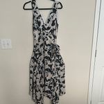Club Monaco  Black and White Sleeveless Maxi Dress Photo 5