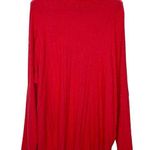 Anthropologie Eri + Ali xL Ribbed Mock Cowl Neck Lightweight Dolman knit Sweater Photo 0