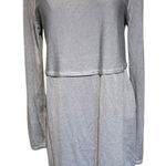 J. Jill Knit Top Tunic Blue Long Sleeve SZ SM Boho Cottage Core Office Siren Photo 0