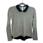 J.Crew Plaid Collar Sweater Top Photo 0