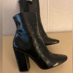 Kendall + Kylie  women black patent leather heel boots size 8.5 Photo 8