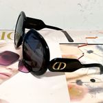 Christian Dior Authentic Dior Black Bobby R1U Oversized Logo Sunglasses Photo 6