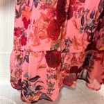 Torrid  Pink Rose Smocked Milkmaid Puffy Babydoll Tiered Glam Dress Women Size 4x Photo 13