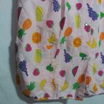 Moon Dance Pink Fruit Print Button Smock Vest Sleeveless Novelty Top Size M Size M Photo 3