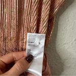 Anthropologie  Vickie Pink Metallic Halter Top NEW Size XL Photo 9