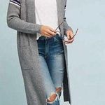 Heartloom Ribbed Striped Sweater Duster Cardigan - size Small Photo 0