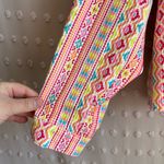 Savanna‎ Jane Rhinestone Aztec Cropped Corduroy Jacket 1X Pink Photo 3