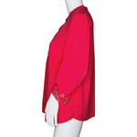 Knox Rose Shirt Womens Small Pink Floral Embroider Flower Boho Bohemian Peasant Photo 2