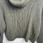 Ralph Lauren Lauren  Aron Cable Knit Turtleneck Wool Blend Sweater Olive Green M Photo 6