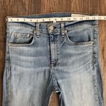 Rag and Bone  High Rise 10” Flare Distressed Jeans in Vale Wash Size 29 Photo 8