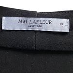 MM.LaFleur  Black Surplice Top Womens Size XL Casual 3/4 Sleeve Silhouette Casual Photo 7