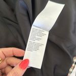 Dennis Basso Printed Luxe Crepe Double Breasted Jacket - Taupe/Black Size 4 Photo 13