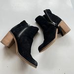 Dolce Vita Suede Double Zip Stacked Heel Ankle‎ Booties Black Size 8.5 Photo 3