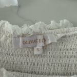 Olivaceous  White Eyelet Mini Dress Small  Photo 1