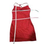 WYLDR  superstitious cowl neck slip red mini dress small Photo 2
