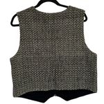 Westbound  Casual Black & White Herringbone Full Zip Vest Waistcoat Photo 1