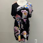 Trina Turk  Black Tropical Swimsuit Cover Up - Size 16 Photo 3