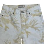 Free People Floral Printed High Rise Skinny Jeans Casual Everyday Style Size 25 Photo 4