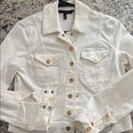 White House | Black Market White Denim Jacket by WHBM Photo 0