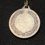 Vintage Victory Angel Bronze Medal Pendent Photo 4
