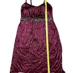 Torrid  Women's Size 16 Burgundy Dress Sleeveless Beaded Waist Party Cocktail Y2K Photo 2