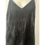 Lush Clothing LUSH Dress Womens Medium Black Lace Mini Shift Sleeveless Strappy Photo 5