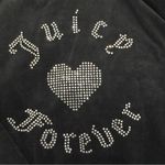 Juicy Couture Black Velour Hoodie Photo 1