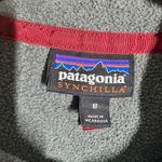 Patagonia Synchilla Pull Over Jacket Women M Gray Turquoise Lightweight Gorpcore Photo 7