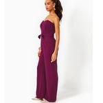 Lilly Pulitzer Rosalie Strapless Jumpsuit in Amarena Cherry - sizes 00, 4 romper Photo 5