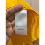 Tibi  Pleated Cropped High Neck Top in Sunday Yellow Sz XS Photo 5