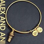 ALEX AND ANI “Sweet Treats” Gold Ice Cream Cone Bangle Bracelet #CBD14STRG- NWT Photo 0