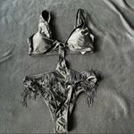 Boutique Fringe cut out monokini one piece Photo 3