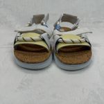 Camper Women's Sandals Cork Platform Rope Straps Adjustable White Yellow Size 37 Photo 2