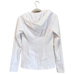 Athleta Fitted Victory Hoodie White Size XS Athletic Workout Jacket Photo 2