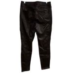 White House | Black Market  High Rise Skinny Faux Leather Pants Size 6S Black Photo 3