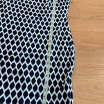 Tart  cowl neck sleeveless modal dress geometric pattern  blue white size medium Photo 6