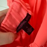 Material Girl  Women’s Small Coral Open Back Romper Dress Photo 3