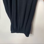 EXPRESS  Black Long Sleeve Babydoll Blouse Rayon Top Sz Small Photo 2