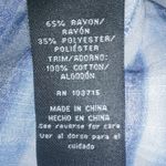 Zac & Rachel L Sleeveless Tie Dye Blue Striped Top Size L Photo 6