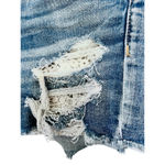 American Eagle White Crochet Pockets High Rise Shorts Size 8 Cut Off Stretch Photo 2