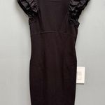 Ted Baker Black Ruffle Sleeve Sheath Dress 2 Photo 0