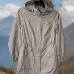 Eddie Bauer Y2K  Hooded‎ Weatheredge Trench Coat Rain Jacket Women's S Photo 0