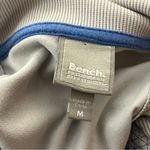 Bench  Asymmetrical Zip Jacket Logo Stretch Fitted High Collar Silver M Photo 2