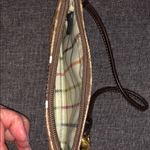 Coach Vintage  Horse and Carriage Print Brown and Gold Wristlet Photo 3