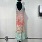 525 America New  Ombré Knit Tank Dress Size Medium Women’s Striped Rainbow Photo 9