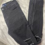 Hollister  High-Rise Super Skinny Black Jeans Distressed Photo 2